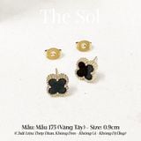  Bông Tai Titan Black Lou 0.9cm - Mẫu 175 