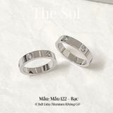  Nhẫn Titan Cati Ngọc - Mẫu 122 
