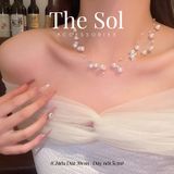  Dây Chuyền Hàn Quốc Layer Pearls 