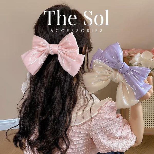  Kẹp Tóc Hàn Quốc Basic Colour - Phi Bóng 