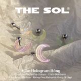  Khuyên Tai Thép Titan Màu Sắc Hologram 