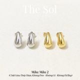  Bông Tai Titan Metal Drop 