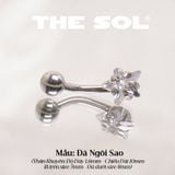  Khuyên Rốn Titan Unisex Đính Đá Nhiều Hình 