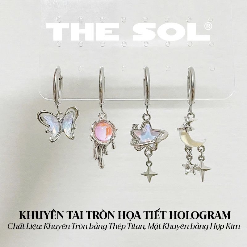  Khuyên Tai Titan The Heart - Mẫu T122 