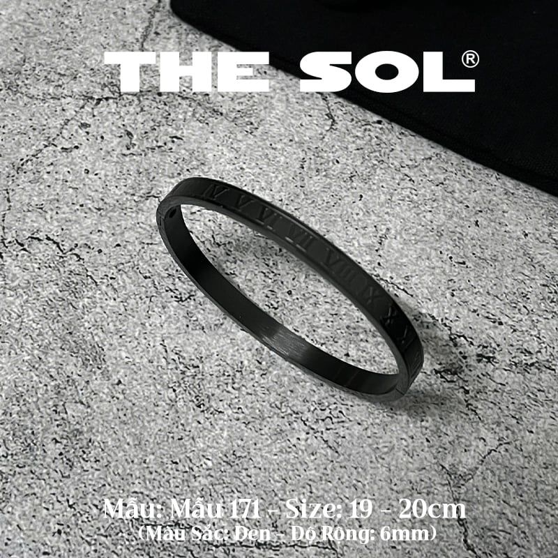  Vòng Tay Titan Unisex The Roman - 6mm - Mẫu 171 