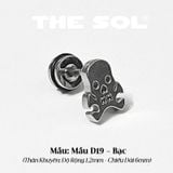  Khuyên Tai Titan Unisex The Skull - Mẫu D19 