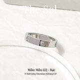  Nhẫn Titan Cati Ngọc - Mẫu 122 