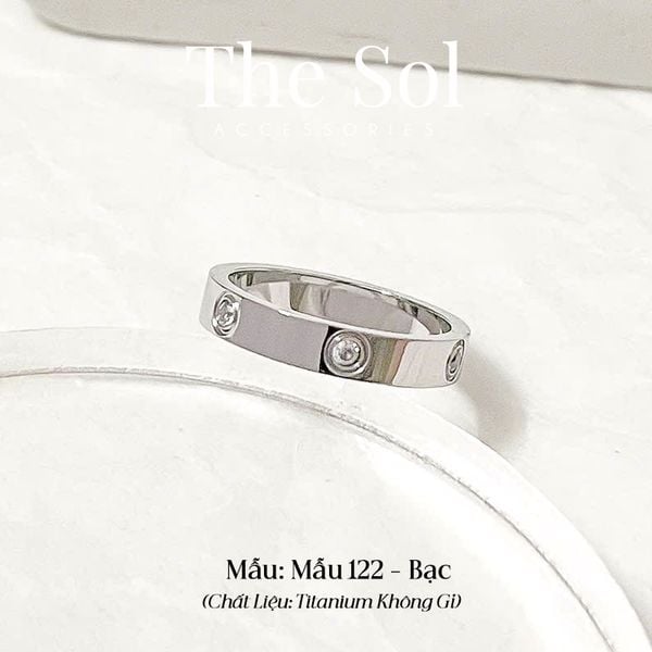  Nhẫn Titan Cati Ngọc 
