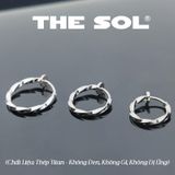  Khuyên Tai Titan Unisex Curve Hoops - Dạng Kẹp 
