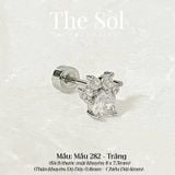  Khuyên Tai Thép Xi Mạ Cat's Feet - Mẫu 282 