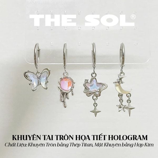  Khuyên Tai Titan Silver Star - Mẫu T121 