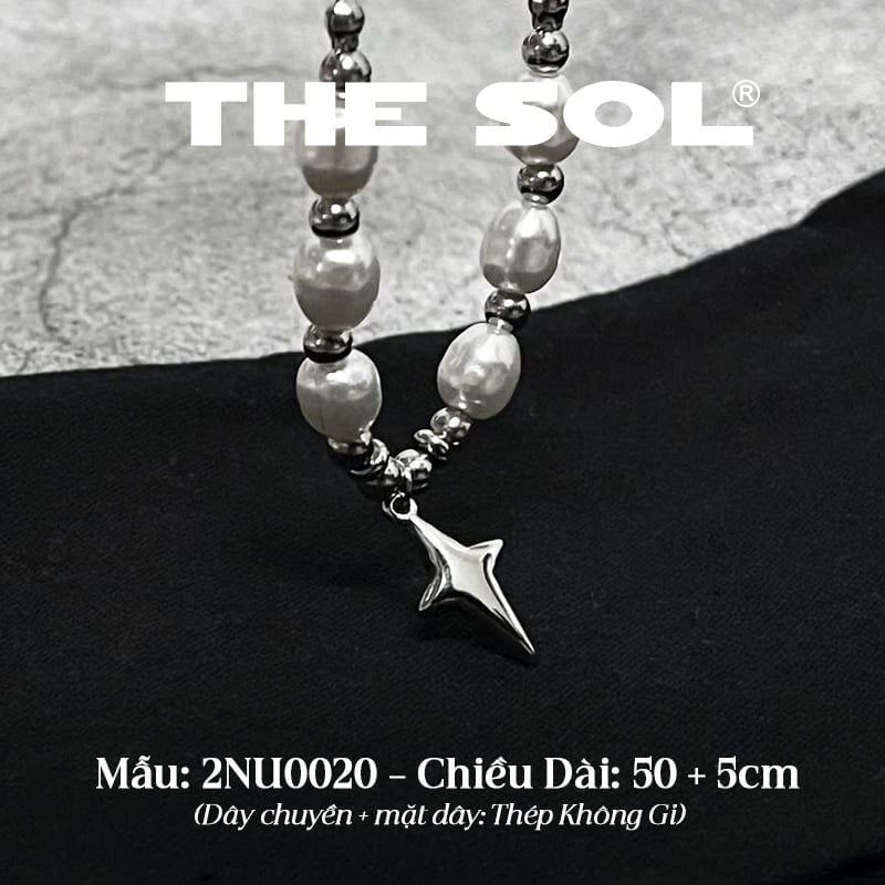  Dây Chuyền Titan Pearl & Cross 