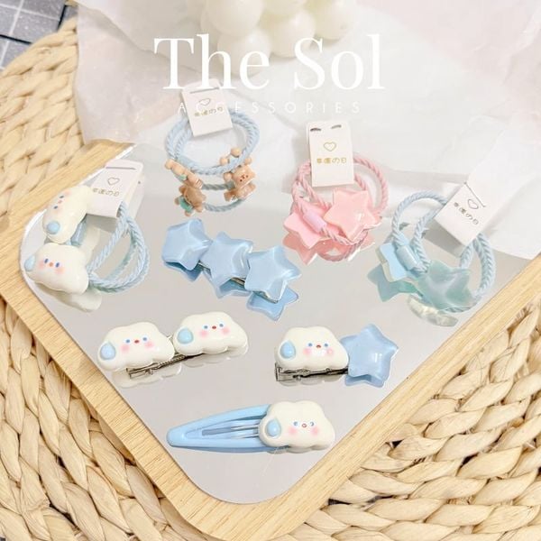  Kẹp Tóc Hàn Quốc Cloud & Star [1 CHIẾC] 