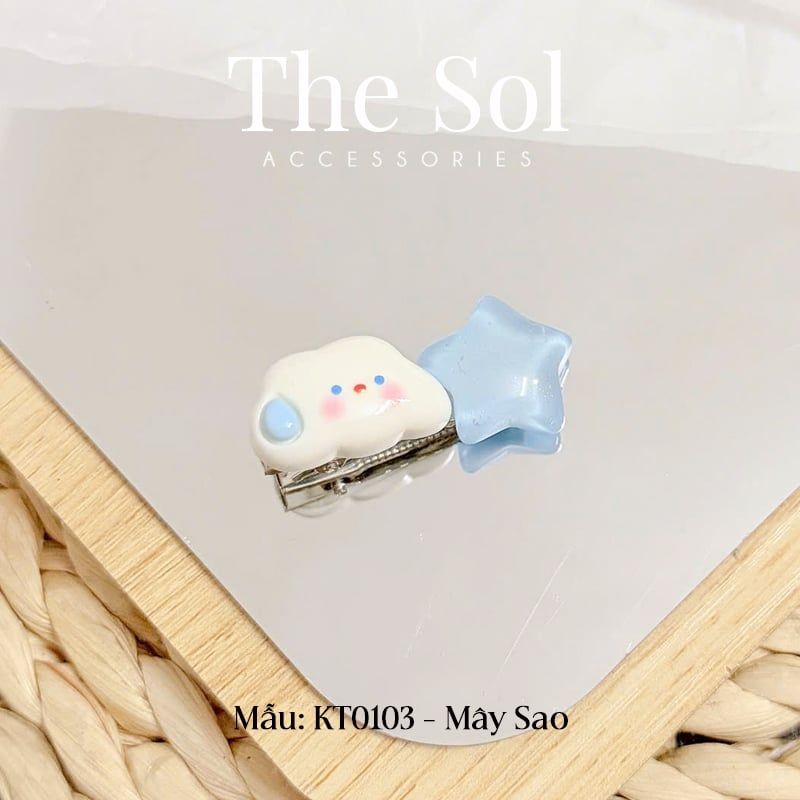  Kẹp Tóc Hàn Quốc Cloud & Star 