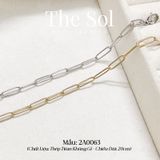  Lắc Chân Titan Simple Chain 