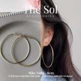  Bông Tai Hàn Quốc Circle Hoops 