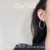  Bông Tai Hàn Quốc Circle Hoops 