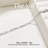  Lắc Chân Titan Simple Chain 