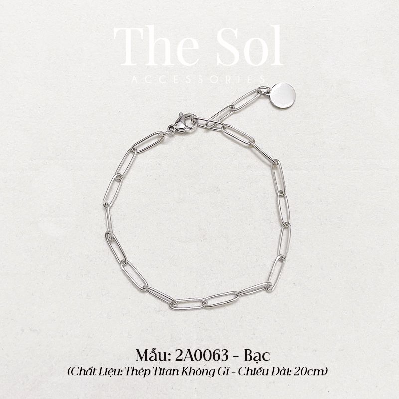  Lắc Chân Titan Simple Chain 