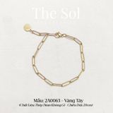  Lắc Chân Titan Simple Chain 