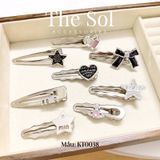  Kẹp Tóc Hàn Quốc Metal Brand - Mẫu 8 