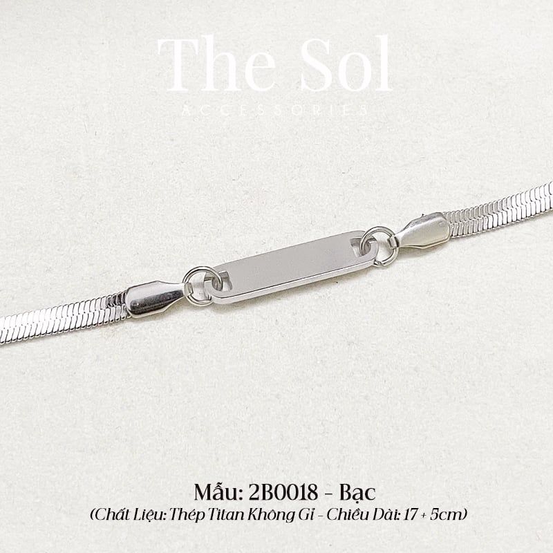  Lắc Tay Titan Metal Tag 