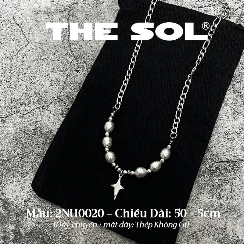  Dây Chuyền Titan Pearl & Cross 