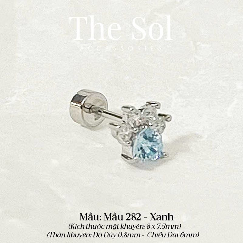  Khuyên Tai Thép Xi Mạ Cat's Feet - Mẫu 282 