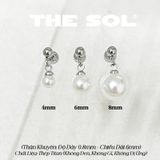  Khuyên Tai Titan Ngọc Trai Rơi 