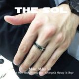  Nhẫn Titan Unisex Black Calvin 