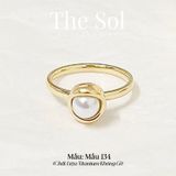  Nhẫn Titan Golden Pearl - Mẫu 134 