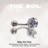  Khuyên Rốn Titan Unisex Đính Đá Nhiều Hình 