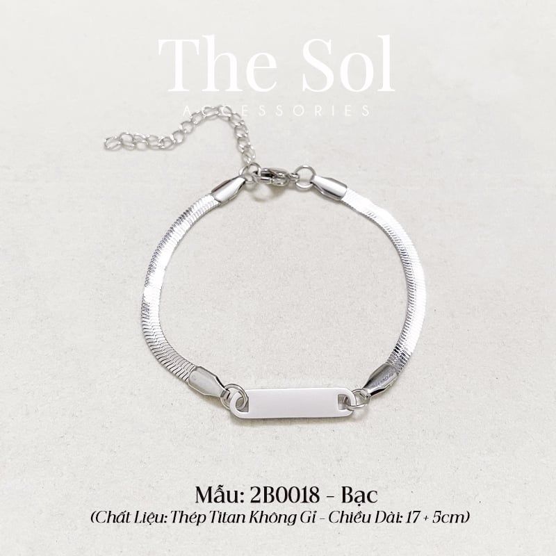  Lắc Tay Titan Metal Tag 