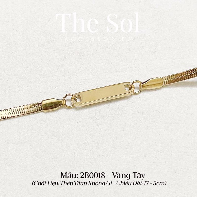  Lắc Tay Titan Metal Tag 