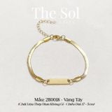 Lắc Tay Titan Metal Tag 