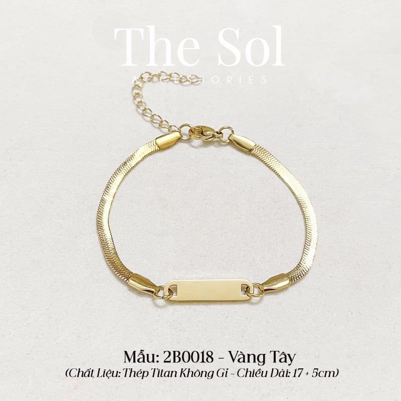  Lắc Tay Titan Metal Tag 