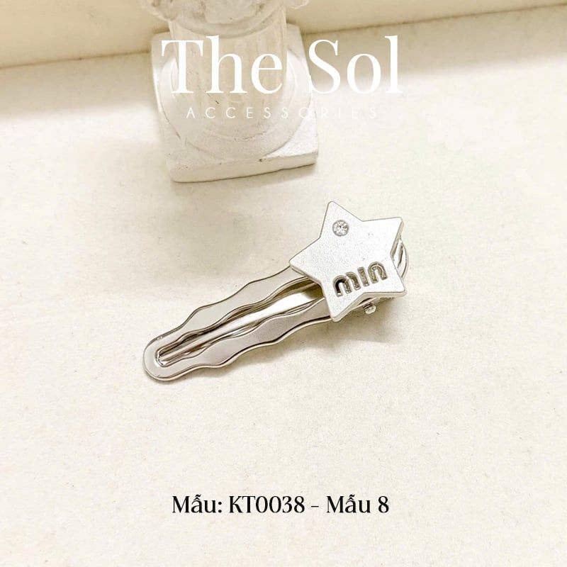  Kẹp Tóc Hàn Quốc Metal Brand - Mẫu 8 
