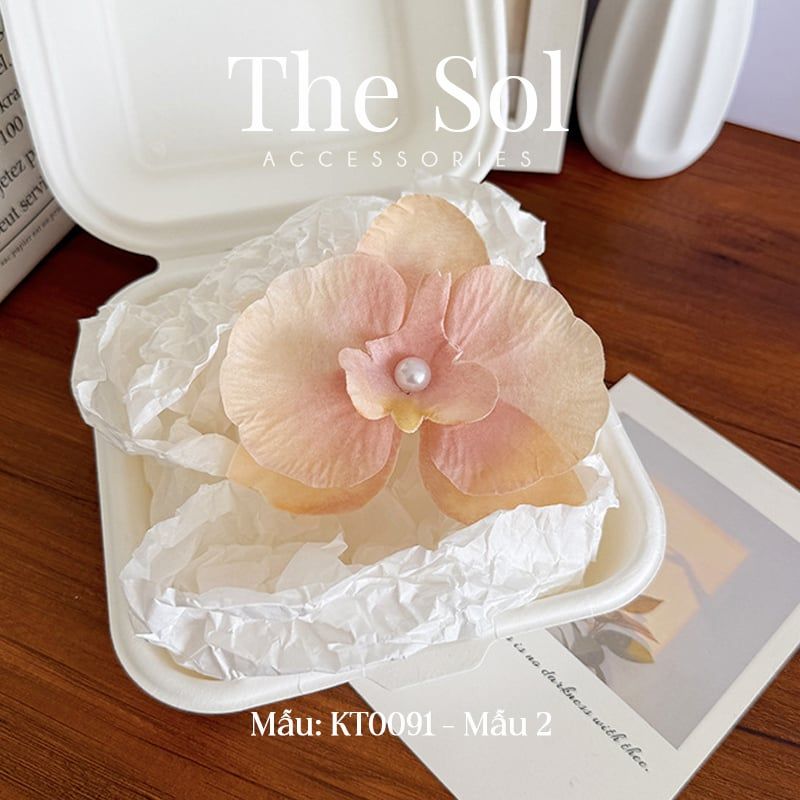  Kẹp Tóc Hàn Quốc Hoa Phong Lan Thần Tiên 