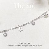 Lắc Chân Titan Diamond & Star 