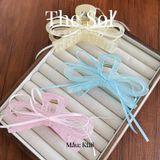  Kẹp Gắp Nhựa Hàn Quốc The Bow 