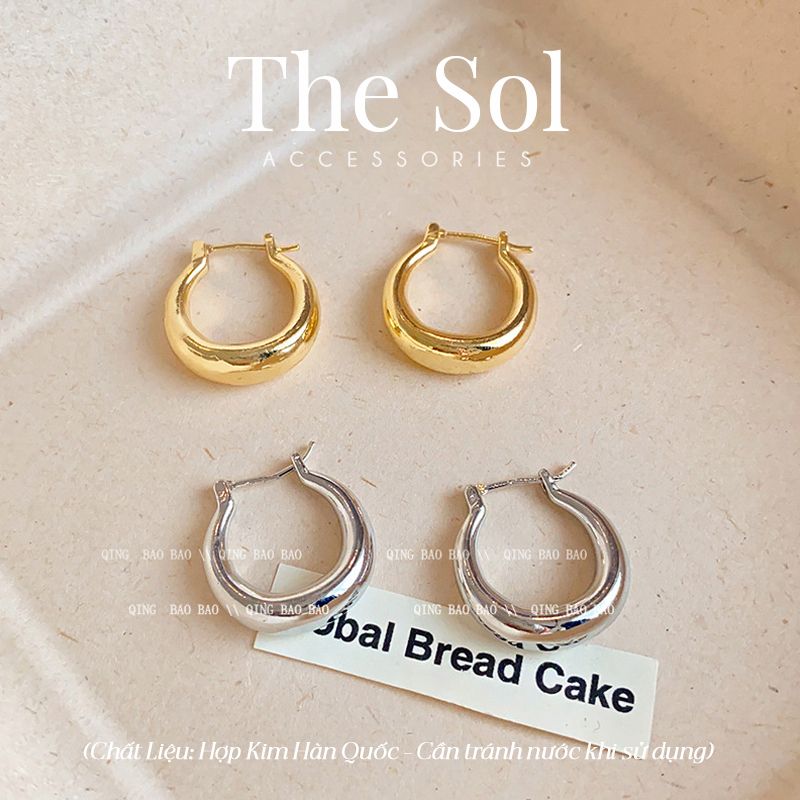  Bông Tai Hàn Quốc Unique Hoops 