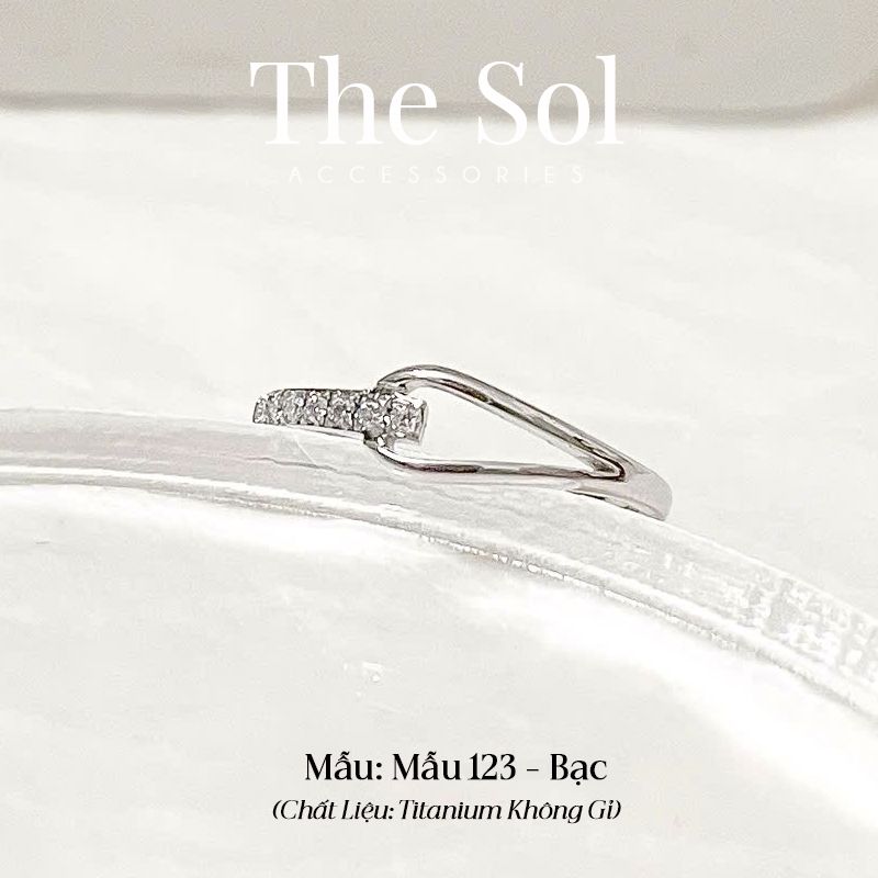  Nhẫn Titan Dia Knot - Mẫu 123 