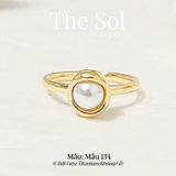  Nhẫn Titan Golden Pearl - Mẫu 134 