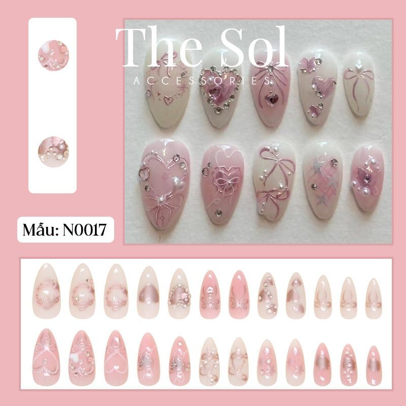  Bộ Nailbox 24 Móng - N0017 