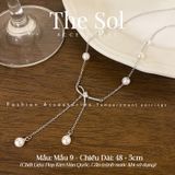  Dây Chuyền Hàn Quốc Pearl In Bow - Mẫu 9 
