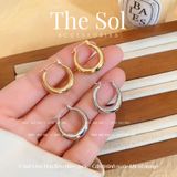  Bông Tai Hàn Quốc Unique Hoops 