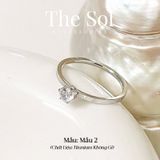  Nhẫn Titan Simple Diamond - Mẫu 2 