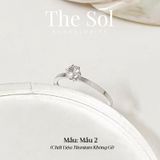  Nhẫn Titan Simple Diamond - Mẫu 2 