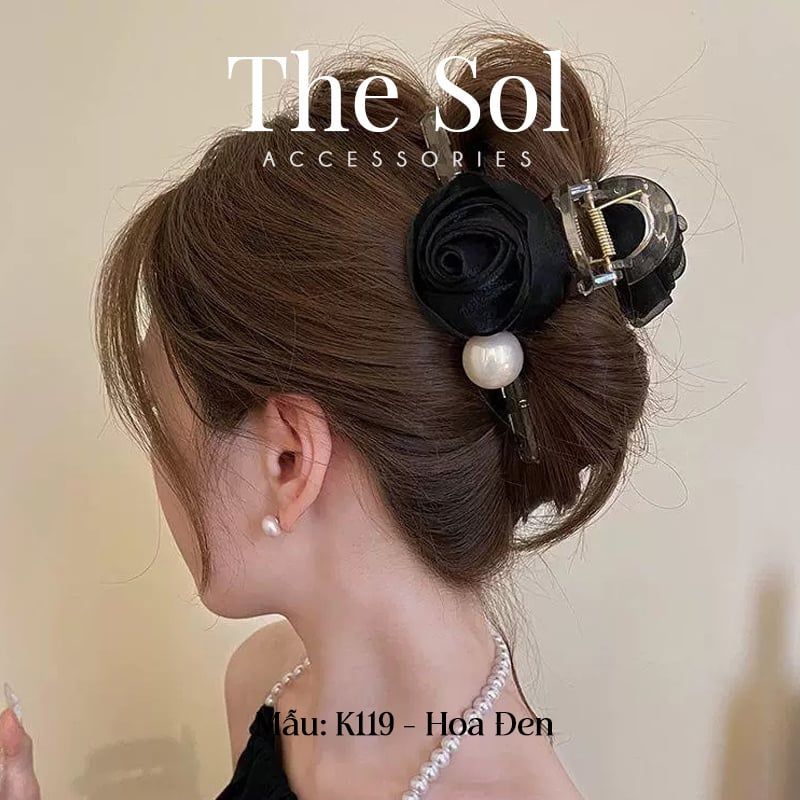  Kẹp Gắp Nhựa Hàn Quốc The Rose 