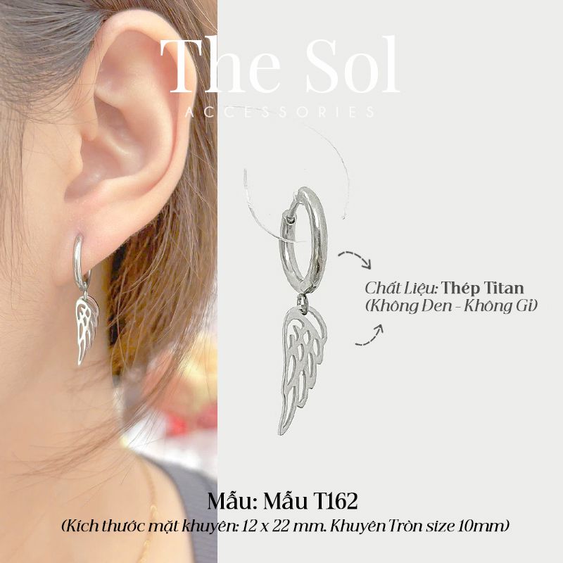  Khuyên Tai Titan The Wing - Mẫu T162 